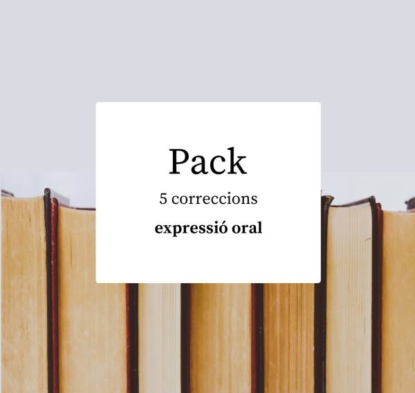Pack 5 correccions expressió oral (errades + suggeriments + exemples + recursos)