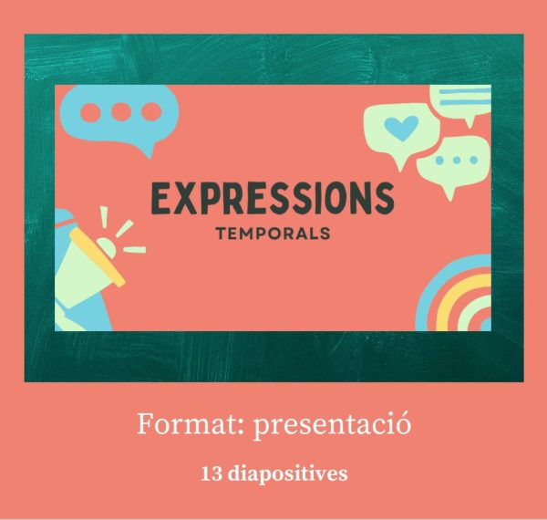Presentació Expressions temporals