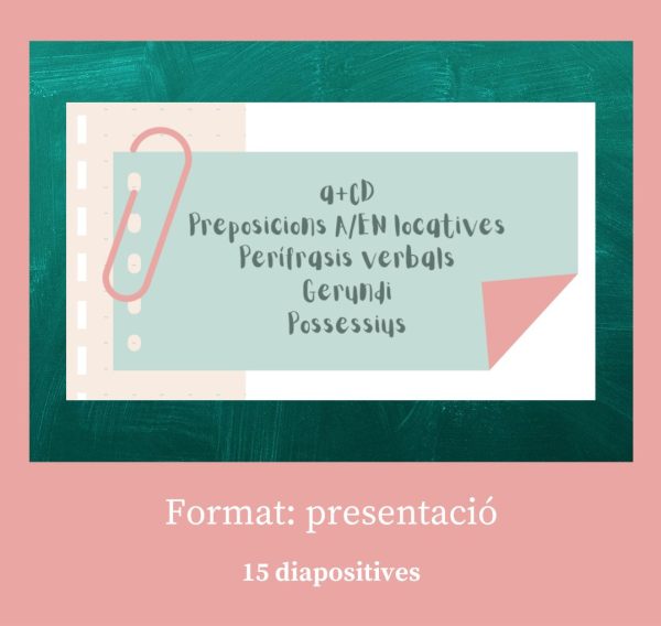 Presentació Un poquet de tot